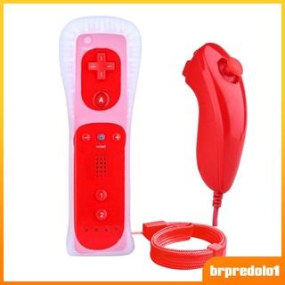 [predolo1] Controlador De Gestos Y Joystick Nunchuck Combo Para Nintendo Wii U Blanco