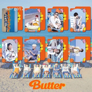 Margot 55 unids/set KPOP BTS Photocards Butter Album Lomo tarjeta permiso para bailar postal Jungkook Jimin Suga V JHope Jin RM