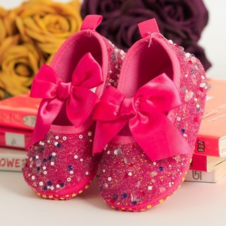 Lks178 Rose zapatos de bebé/niña