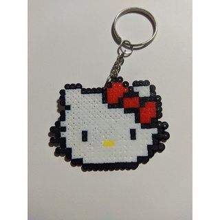 Llavero Hello Kitty - Hama Beads