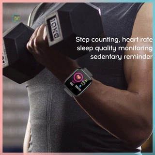 prometion pulsera inteligente d20 pantalla a color reloj de frecuencia cardíaca reloj de monitoreo del sueño ejercicio podómetro pulsera inteligente