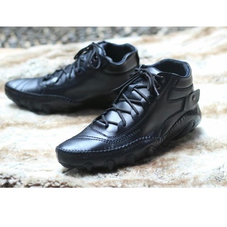 Rns hombres Casual zapatos de cuero Original negro maestro STAM negro serie Readi yaa