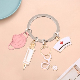 [brpredolomx] Keychain Bracelet Wristlet Bangle Key Holder Round Keyring Key Ring Chain for Women Girls