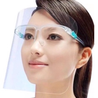 Careta protectora facial con lentes (3)