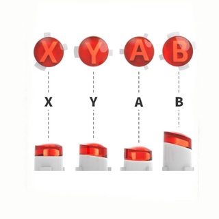 asa para xbox one controller abxy botones mod kit para xbox one slim/xbox (8)