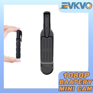 evkvo - mini cámara hd 1080p dv videocámara cámara de vídeo grabadora de voz micro portátil espía oculto camea