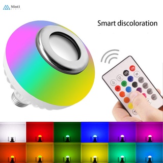 bombilla de luz led inalámbrica inteligente bombillas de música con control remoto/app cambio de color bluetooth compatible con suministros de fiesta