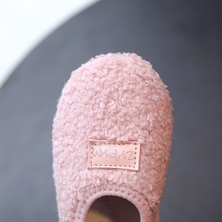 2020otoño e invierno nuevos zapatos de los niños zapatos de bebé de fondo suave zapatos de felpa slip-on niños y niñas casual zapatos de estilo coreano guisantes zapatos (4)