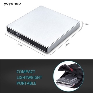 yoyohup usb externo cd-rw quemador dvd/cd lector reproductor para windows mac os ordenador portátil mx (1)