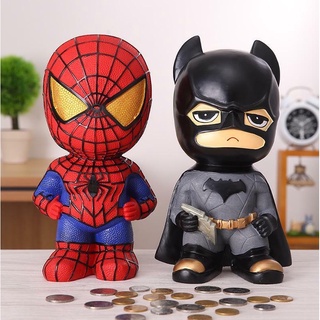 los niños hucha ahorro de dinero caja de juguete de la moneda de la caja de niños decoración del hogar para los vengadores de la serie spiderman dedo de juguete