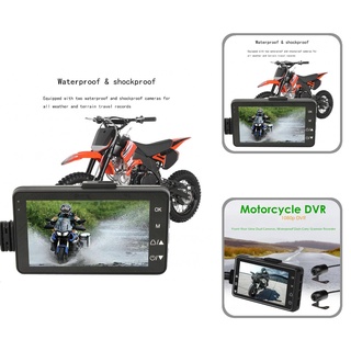 <COD> Portable Dashcam Wide Angle Viewing 720P 3 Inch DVR Camera Parking Monitoring for Motocross