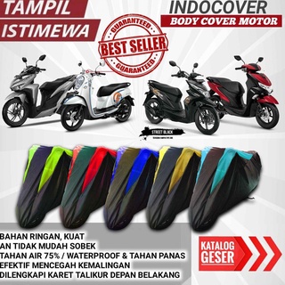 Mejor importación INDOCOVER cubierta de la motocicleta beat/vario/ scoopy/mio manta de motocicleta vario/beat/ scoopy/m