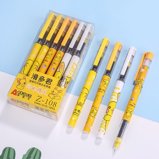 Pikachu vara Esferogr se queda en rollo líquido Para bolígrafo De Tinta Para examen De bolígrafo De firma