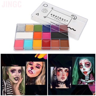 Jingc IMAGIC - paleta de pintura corporal para Halloween (16 colores, pintura al óleo, Athena) (7)