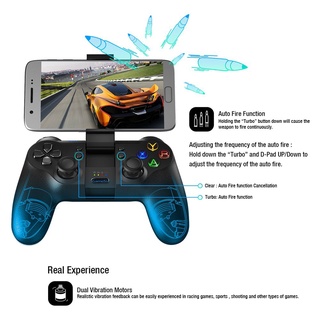 En stock GameSir T1s Bluetooth 4.0 and 2.4GHz Wireless Gamepad Mobile Game Controller for Android / PC / SteamOS PUBG auricular Bluetooth Auricular Auriculares inalámbricos (4)