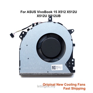 Ventiladores de refrigeración de Cpu de ordenador para Asus Vivobook 15 X512 F512 X512u X512da X512uf 13N1-6Ta0u12 6Ta0u11 portátil ventilador enfriador radiador nuevo
