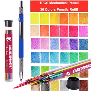 Set De 36 colores 2.0mm lápiz mecánico refiltro Para escritura/dibujo/lápiz De actividad (1)