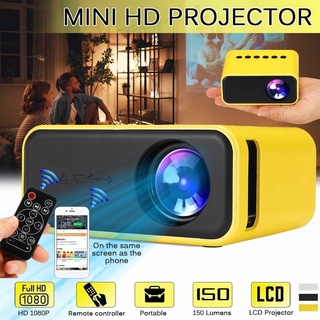 ⭐ UpgradePhoneProjection Full HD Mini Proyector Portátil 1080p LED Cine En Casa USB HDMI Entretenimiento (1)