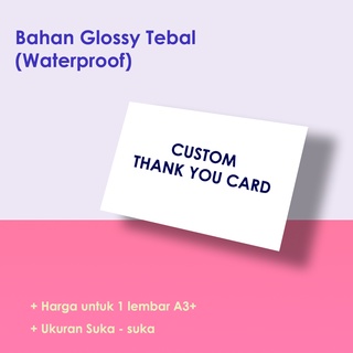 Tarjeta de agradecimiento/tarjeta de agradecimiento/tarjeta de agradecimiento personalizada/tarjeta de agradecimiento Olshop