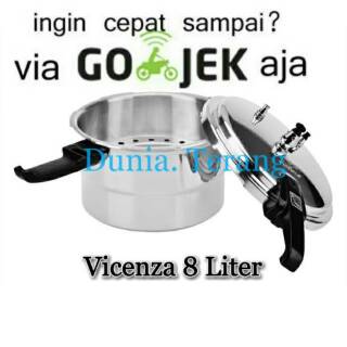 Vicenza 8 litros presto Pot/ Vicenza 8 litros olla a presión