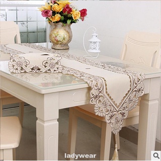 Camino de mesa decorativo impermeable bordado Floral estilo Pastoral