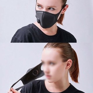 Mask Foldable Washable Mouth Muffle Breather Valve Reusable Double-layer (8)