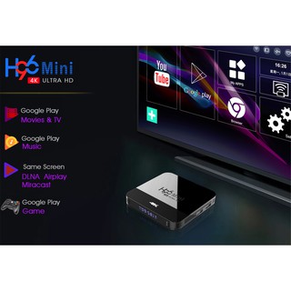 H96 Mini H8 Android 9.0 Smart TV box 2GB 16GB 5GWifi 4K Youtube Media player BT4.0 4K Google Play Android TV Set top box (5)