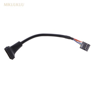 Cable Adaptador de mikuu/Placa madre Usb 2.0 9 pines Macho a Usb 3.0 20-pin