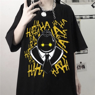 nueva casual gótico camiseta de manga corta tops anime japonés asesinato aula camiseta mujer divertido de dibujos animados harajuku camiseta (1)