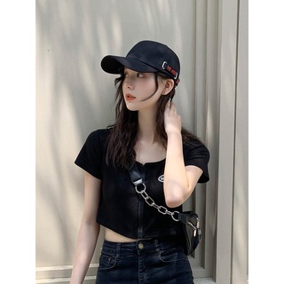 insGorra de béisbol para mujeres de estilo coreano alfabeto Simple gorra de pico estilo japonés sombrero de sol a juego marca de moda Hip Hop