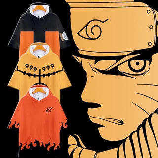 NARUTO Akatsuki manga corta sudadera con capucha ropa Tops abrigo con capucha Sasuke Casual más el tamaño de Halloween Anime