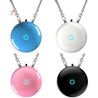 Fashionable Personal Wearable Necklace Type Hanging Neck Air Purifier Mini Portable Negative Ion Air Purifier Black