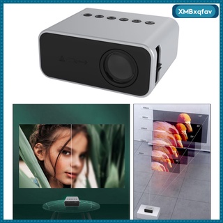 [[QFAV]] Mini Projector Full Color Home Theater Cinema Movie Projector Remote Control (1)