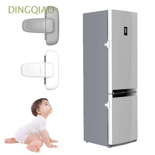 dingqiao niño nevera puerta cerradura niño congelador cerradura refrigerador captura niño cerradura gabinete hogar niños protector de bebé seguridad/multicolor