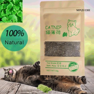 minjuche Catnip totalmente natural sin Artificial de alta calidad menta saludable gatos hierba aperitivos para gatos alimentos