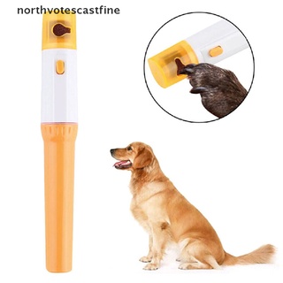 northvotescastfine pet perro gato molinillo de uñas trimmer clipper eléctrico mascota lima de uñas kit nvcf