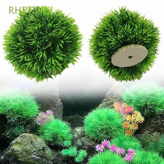 RHETT Plástico Decoración de Acuario Hazlo tú mismo. Bola de hierba Acuario Artificial Plantación Proceso Bajo el agua Bola de algas/Multicolor