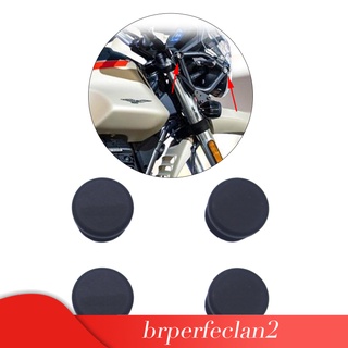 [brper2] 4 Pieces Frame Hole Cover Plug Fit for Moto Guzzi V85TT V85TT 2019-2021