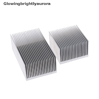 GBA Aluminum Alloy Heatsink 60*60/100*60mm Cooling Pad LED IC Chip Cooler Radiator HOT