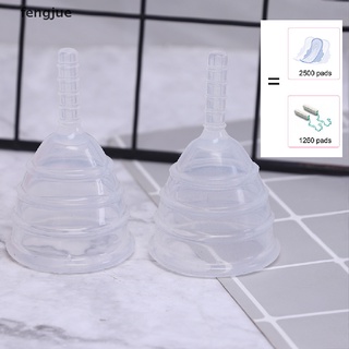 fengjue - tazas menstruales reutilizables de silicona de grado médico, copa menstrual suave mx