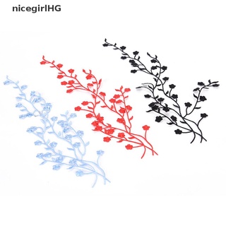 [NicegirlHG] 1PC Plum Blossom Flower Applique Clothing Embroidery Patch Fabric Sticker Iron On Recommended