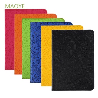 Maoye calidad titular de pasaporte de negocios pasaporte cubre la tarjeta bolsa de viaje lavanda paquetes de productos de viaje cartera tarjeta caso lavanda pasaporte/Multicolor (1)