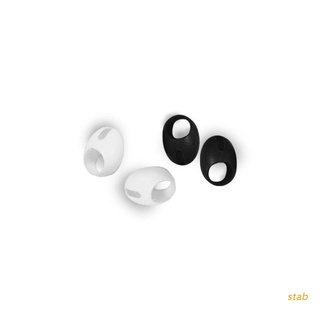 stab 3 pares de auriculares de silicona suave para auriculares, cubierta de orejas, orejas, gancho, tapa para airpods pro, compatible con bluetooth