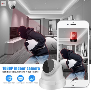 1080p cámara ip interior wifi visión nocturna hogar inteligente seguridad domo cámara de vigilancia de vídeo hogar inteligente