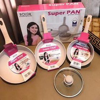 .Listo Stock. Superpan BOLDE Panci - SUPER Pan SET contenido salsa FRY WOK sartén y 1 tapa