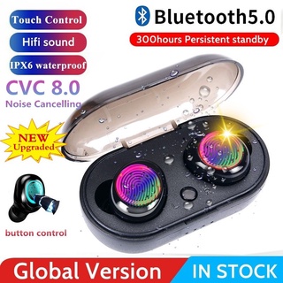 Tws Y50 Fone De Ouvido Sem Fio Bluetooth 5.0 Long Standby Impermeable IPX7 Micrófono True Inalámbrico Música Deporte (1)