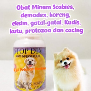 Stop Dix Oral 30 Ml medicina para beber sarna perro Demodex picazón frito Crabies perro piel medicina