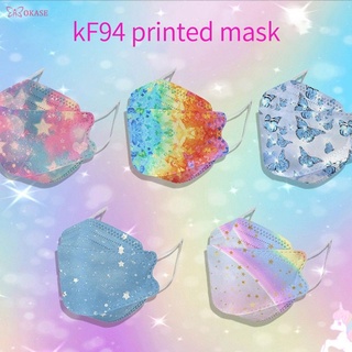 ¡bien! Kf94 10PCS máscara con cuatro capas de boca de pescado en forma de sauce 4D