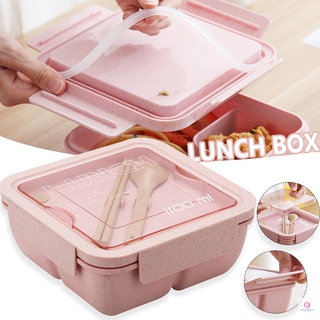 Bento Box with Partition Portable Microwaveable Lunch Box for Students and Office Workers