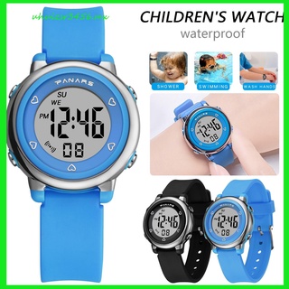 (uhuizsr3456.mx) nuevo reloj deportivo multifuncional luminoso impermeable reloj digital para niños